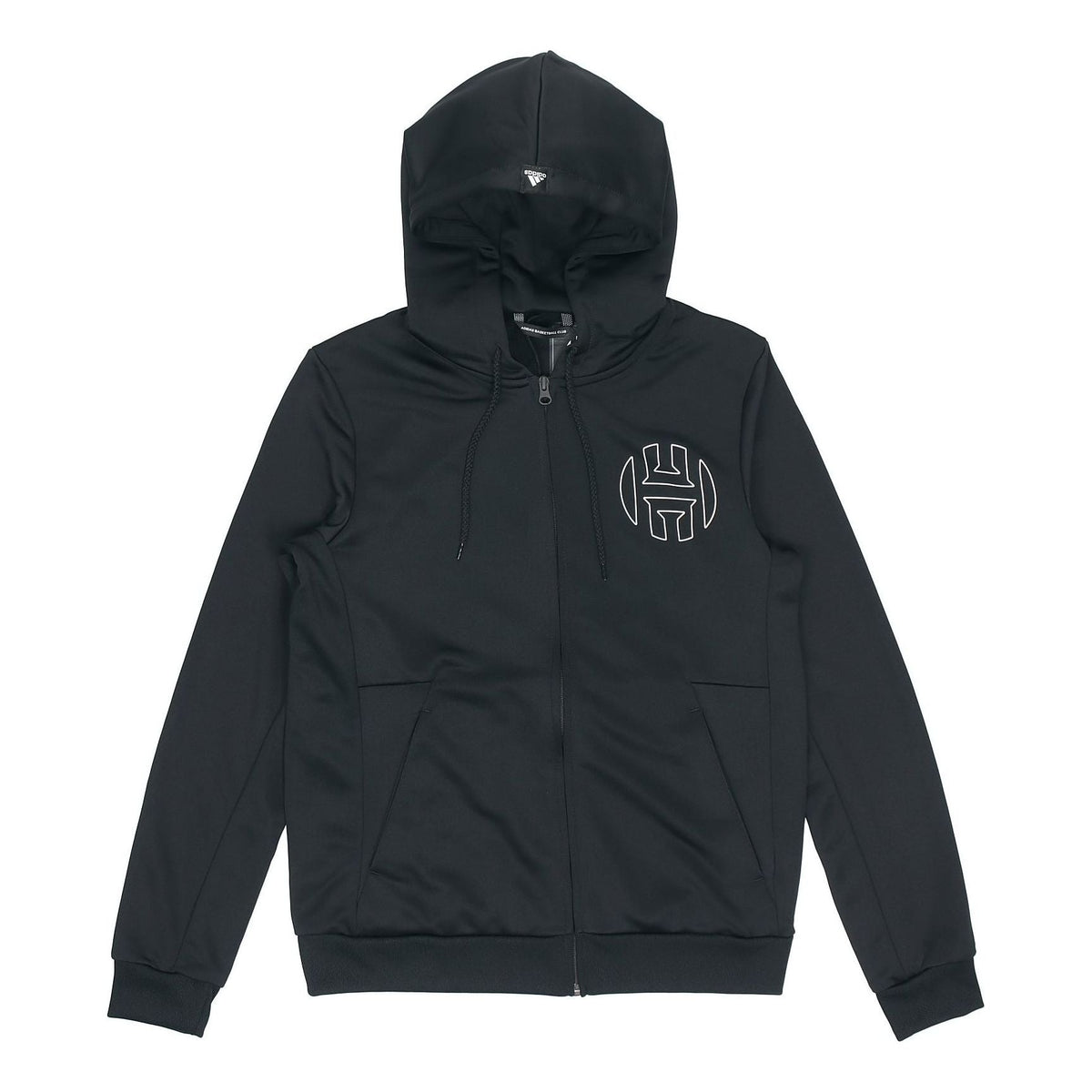 Men's adidas Basketball Hooded Jacket Black DP5711