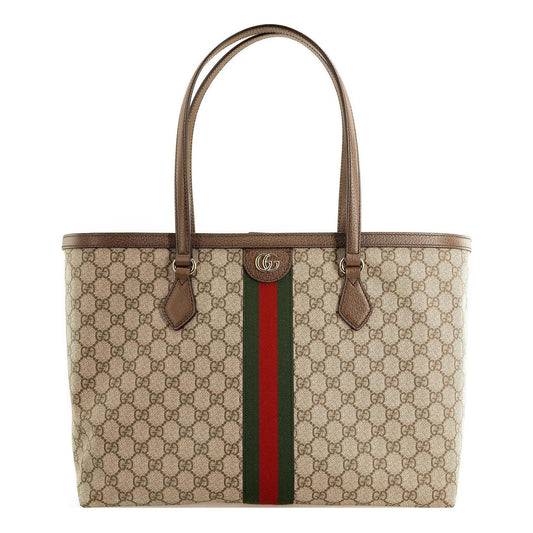 (WMNS) Gucci Ophidia GG Middle-Sized Tote Bag 'Brown' 631685-96IWB-8745