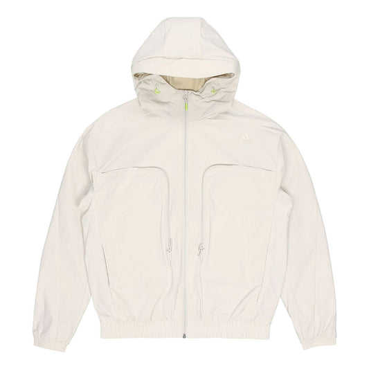 adidas Th Wv Sth Jkt Fleece Lined Sports Hooded Jacket Brown H38402