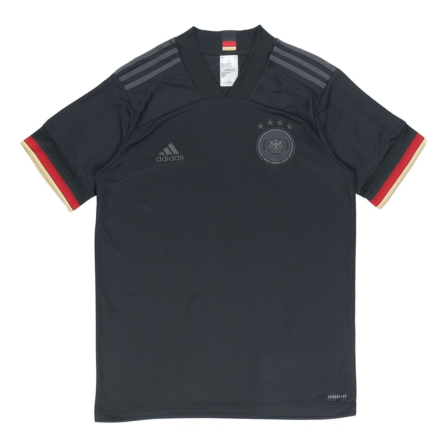 adidas Germany Away Fan Edition Casual Sports Training Soccer/Football Black EH6117