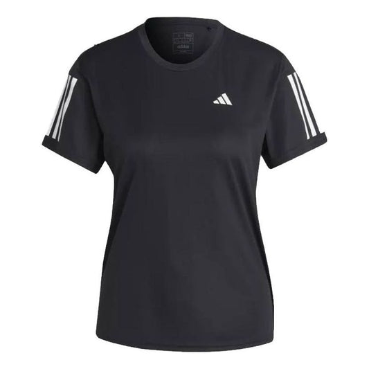 (WMNS) adidas Own the Run T-Shirt Asia Sizing 'Black' IC5188