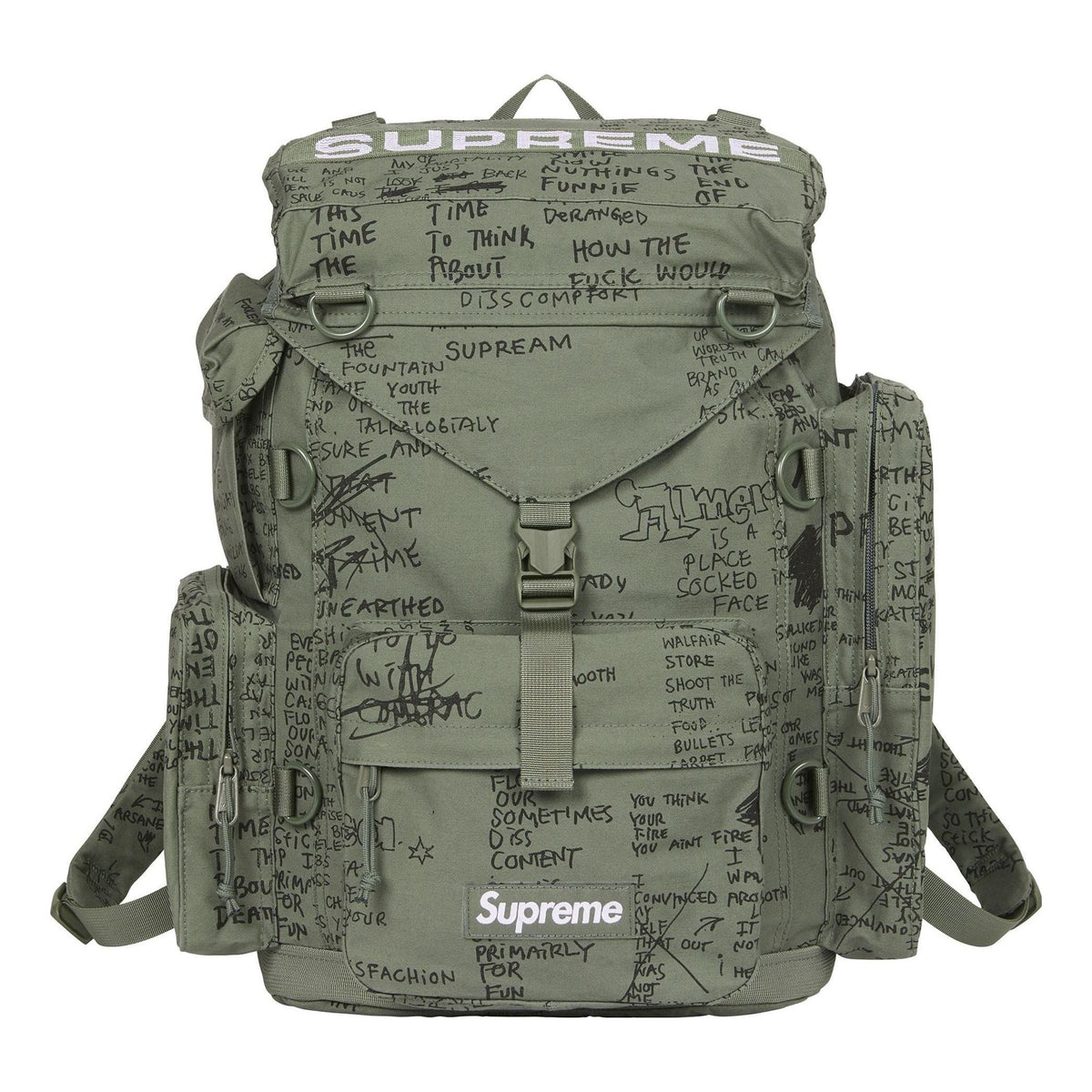 Supreme Field Backpack 'Olive Green Black' SUP-SS23-1091