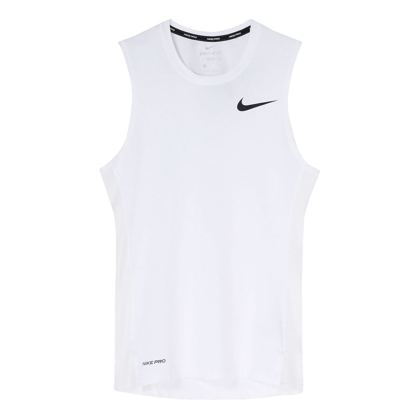 Men's Nike Pro Logo Training Tight White Vest BV5601-100