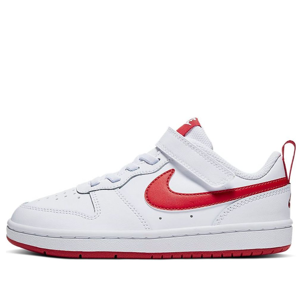 (PS) Nike Court Borough Low 2 Sneakers Red/White BQ5451-103