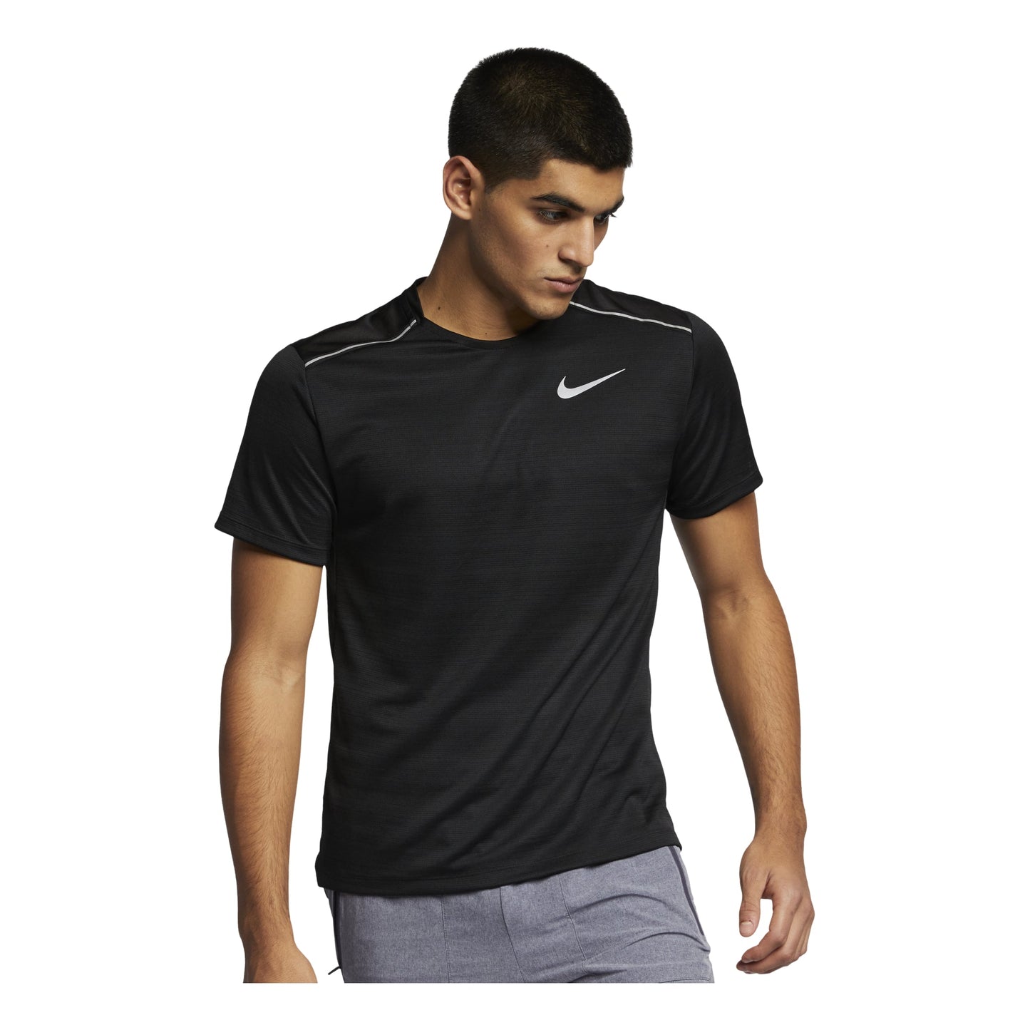 Nike Athleisure Casual Sports Round Neck Short Sleeve Black AJ7566-010