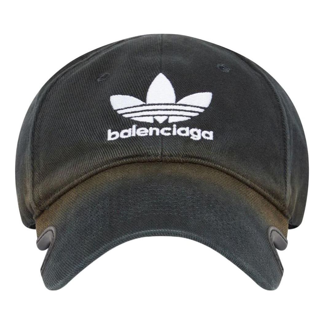Balenciaga x adidas Trefoil Balenciaga Logo Cap 'Black White' 723749410B2