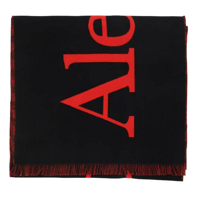 Alexander McQueen SS24 Scarf 'Black Red' 7090114105Q1074