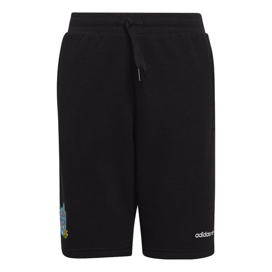 (GS) adidas Graphic Stoked Beach French Terry Shorts 'Black' HF7447