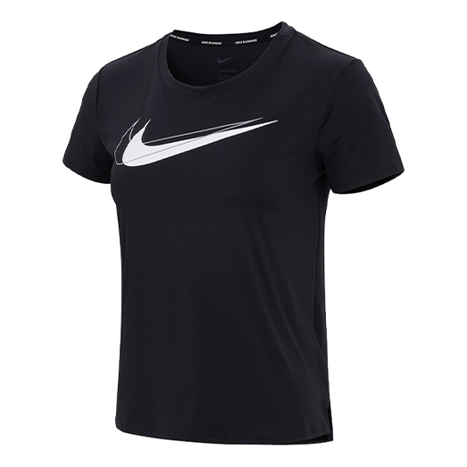 (WMNS) Nike AS W NK DF SWSH Run Top SS Black DD4899-010