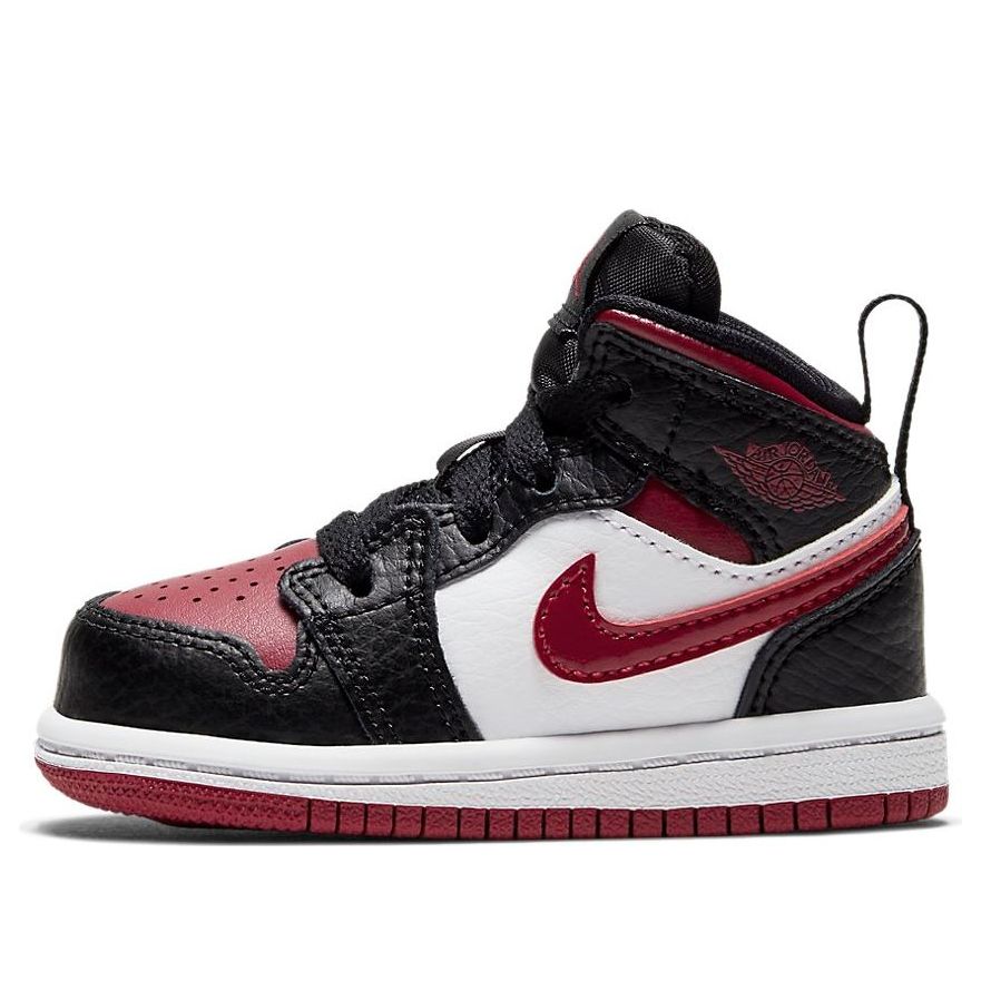 (TD) Air Jordan 1 Mid 'Bred Toe' 640735-066