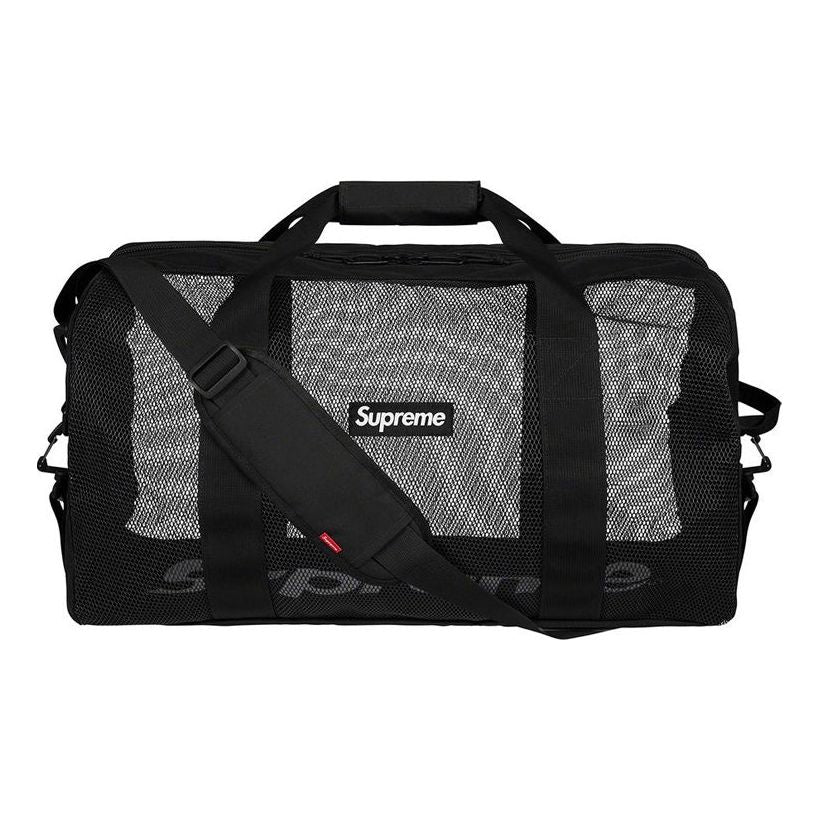 Supreme Big Duffle Bag 'Black White' SUP-SS20-082