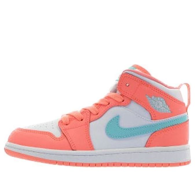 (PS) Air Jordan 1 Mid 'Blue Pink' 640737-814