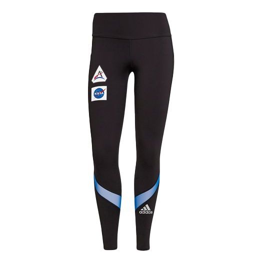 (WMNS) adidas Space Tgh W Casual Running Sports Tight Gym Pants/Trousers/Joggers Black GK6990