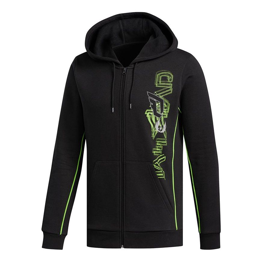 adidas Dame Star War Casual Sports Hooded Jacket Black FN3235