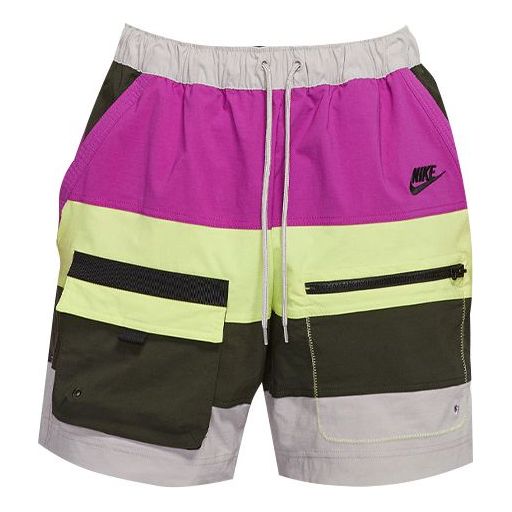 Nike Sportswear Woven Shorts Large Gray CU4225-033