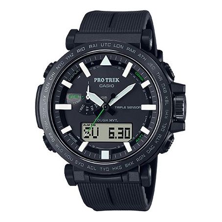 Casio Pro Trek Outdoor Sports Stylish Analog Watch 'Black White' PRW-6621Y-1PR
