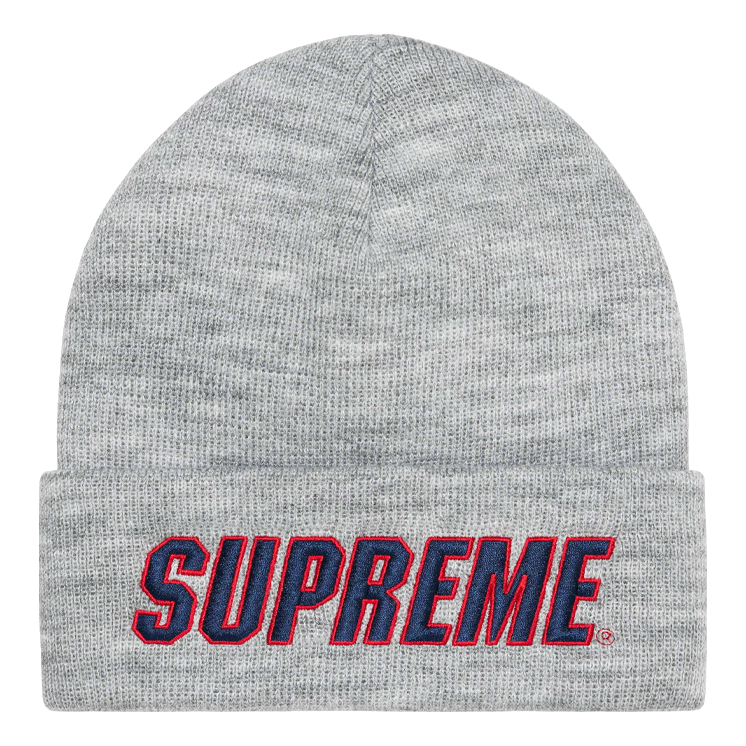 Supreme FW23 Week 10 Slant Beanie 'Grey' SUP-FW23-2415