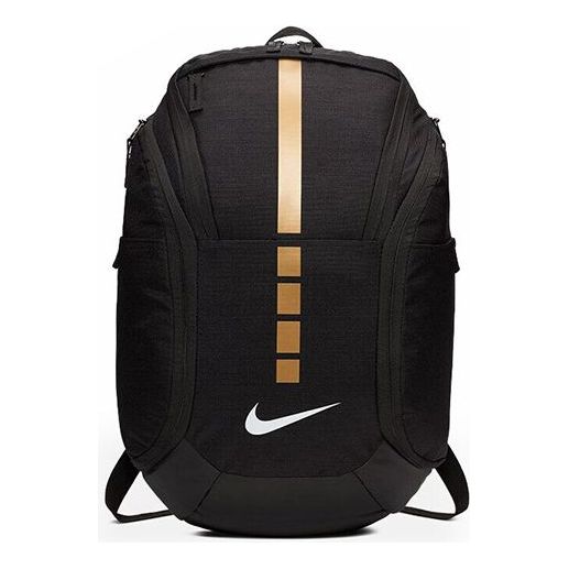 Nike Hoops Elite Pro Basketball Training Backpack 'Black Gold' BA6428-010