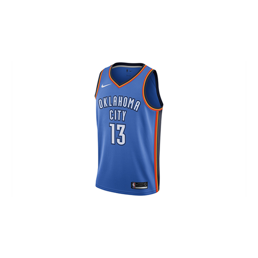 Nike NBA SW Fan Edition Oklahoma City Thunder Paul George No. 13 Jersey 'Blue' 864497-409