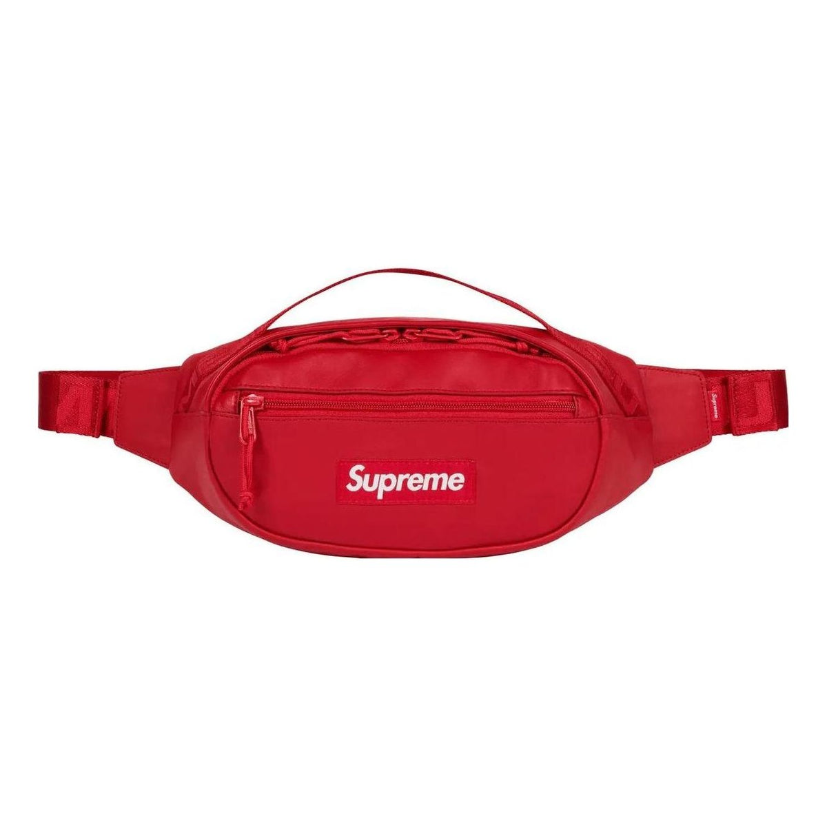 Supreme Leather Shoulder Bag 'Red' SUP-FW23-0831