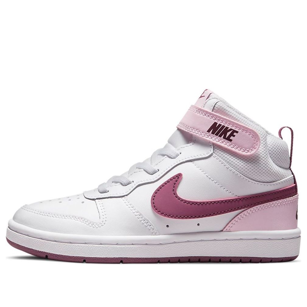 (PS) Nike Court Borough Mid 2Velcro 'Pink Foam' CD7783-104