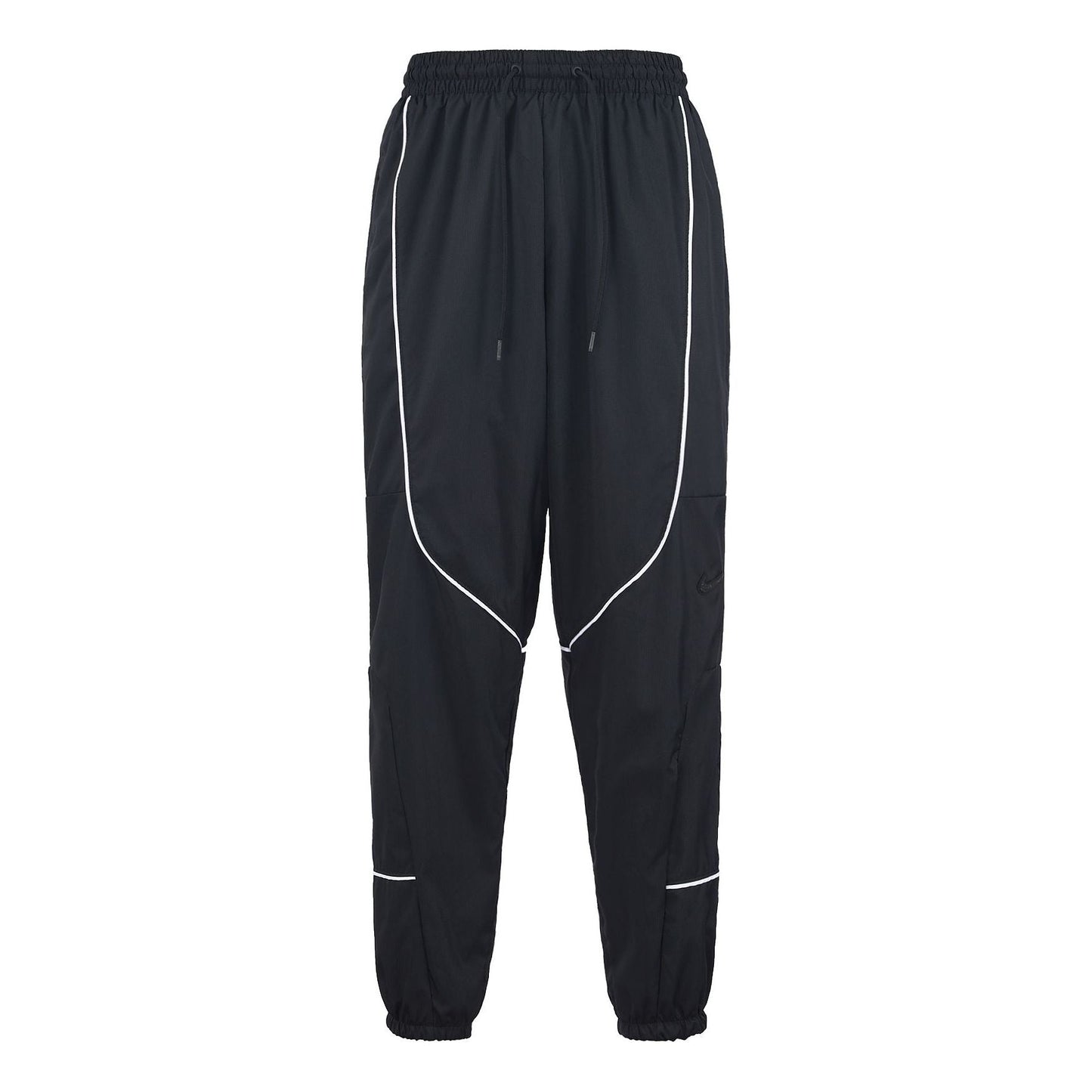 Men's Nike Throwback Casual Basketball Sports Bundle Feet Long Pants/Trousers Autumn Black CV1915-010