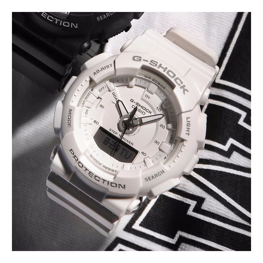 CASIO G-Shock Analog-Digital 'White' GAX-100A-7APR-GMA-S130-7APR