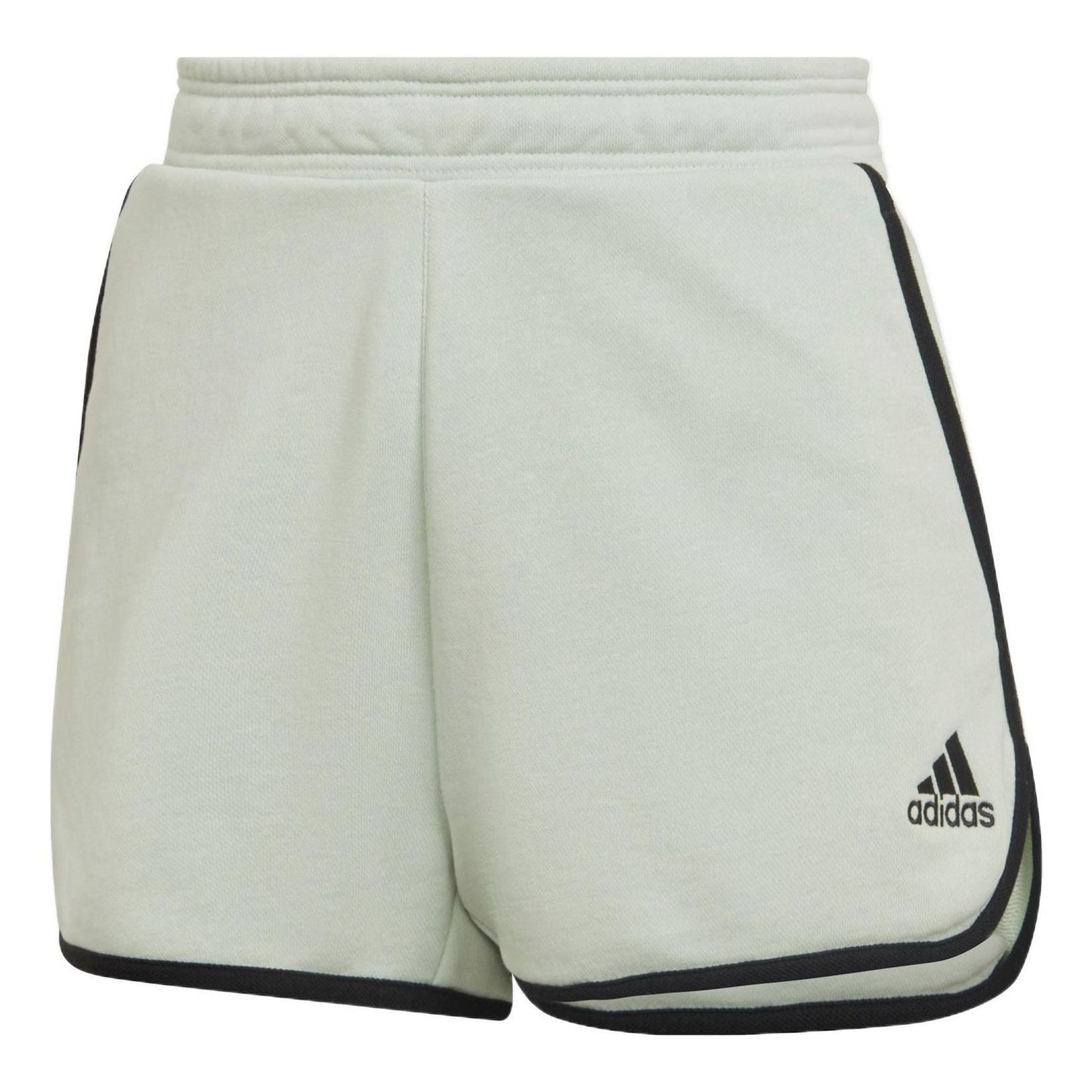 (WMNS) adidas French Terry High-Rise Shorts Asia Sizing 'Teal' HY5524