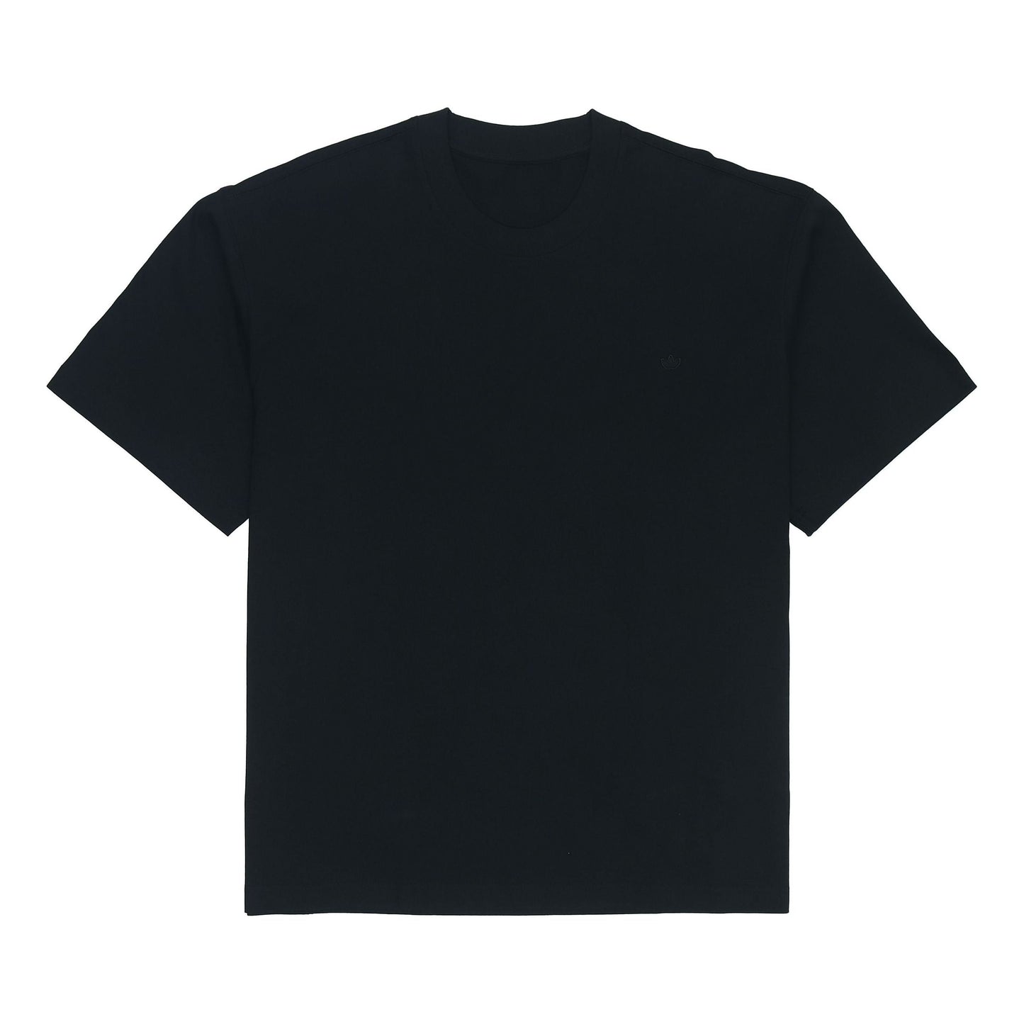 adidas originals Solid Color Loose Sports Short Sleeve Black H09172