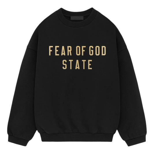 Fear of God Essentials Fleece Crewneck 'Black' 192BT246260F
