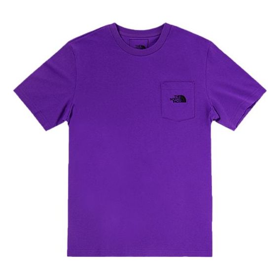 THE NORTH FACE Outdoor Breathable Short Sleeve Couple Style Purple 4NEV-NL4