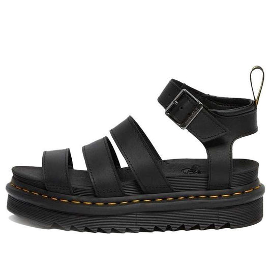 (WMNS) Dr. Martens Blaire Leather Sandals Black 24235001