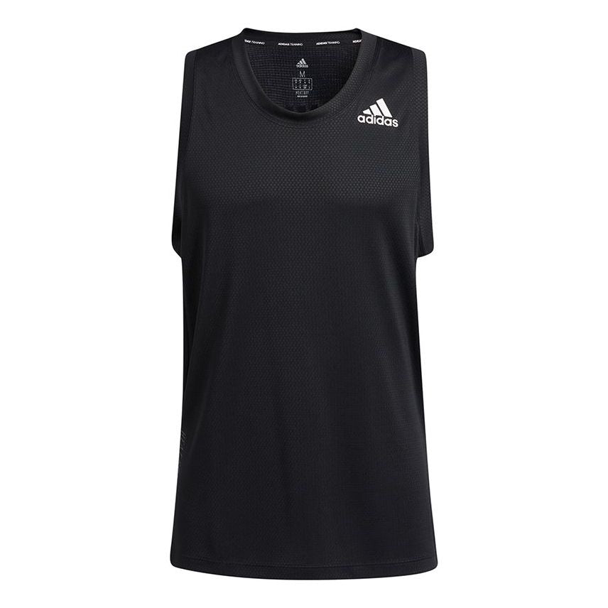 adidas Hrdy 3s Tnk Casual Sports Breathable Vest Black GP7661