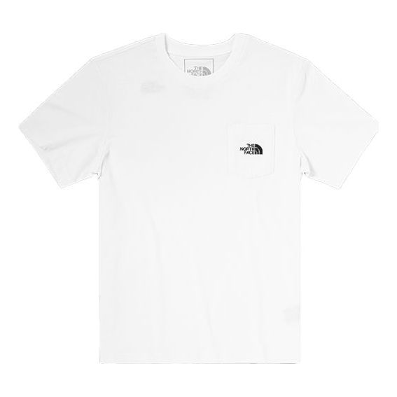 THE NORTH FACE Outdoor Breathable Short Sleeve Couple Style White 4NEV-FN4