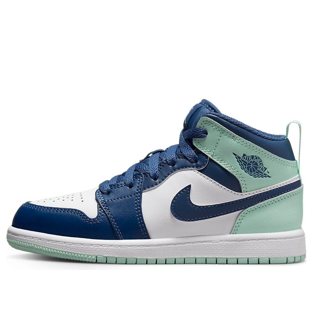 (PS) Air Jordan 1 Mid 'Blue Mint' 640734-413