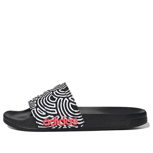 (WMNS) adidas Adilette Shower Slipper 'Black White' FX1200