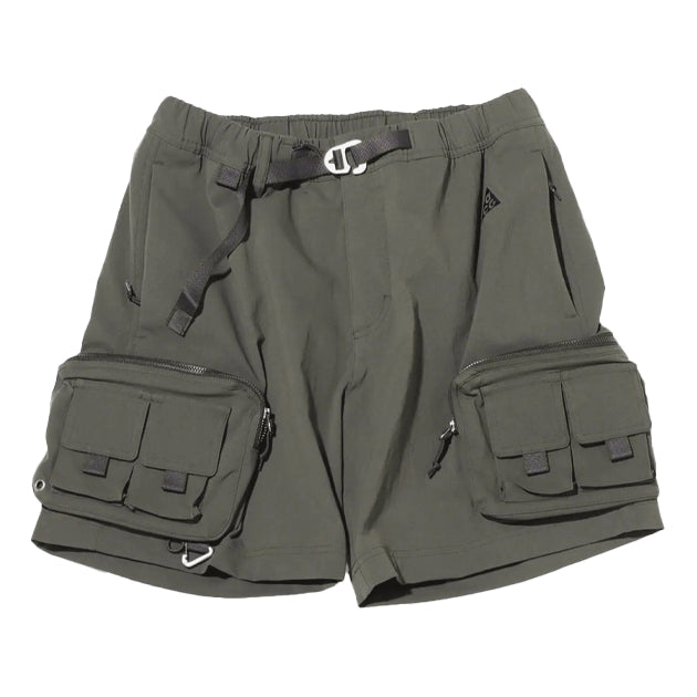 Men's Nike x ACG Solid Color Waist Cargo Shorts Us Edition Military Green DH8347-355
