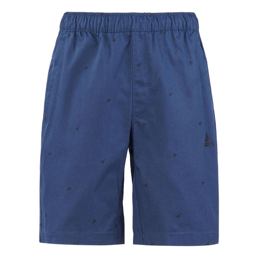 adidas Fi Short Aop Logo Printing Athleisure Casual Sports Shorts Navy Blue GP0946