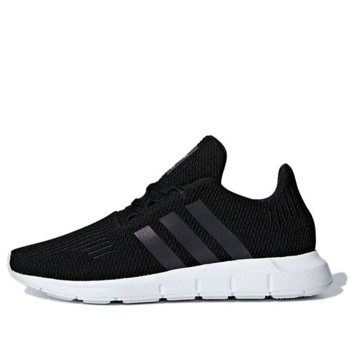 (GS) adidas originals Swift Run J 'Black White' CG6909