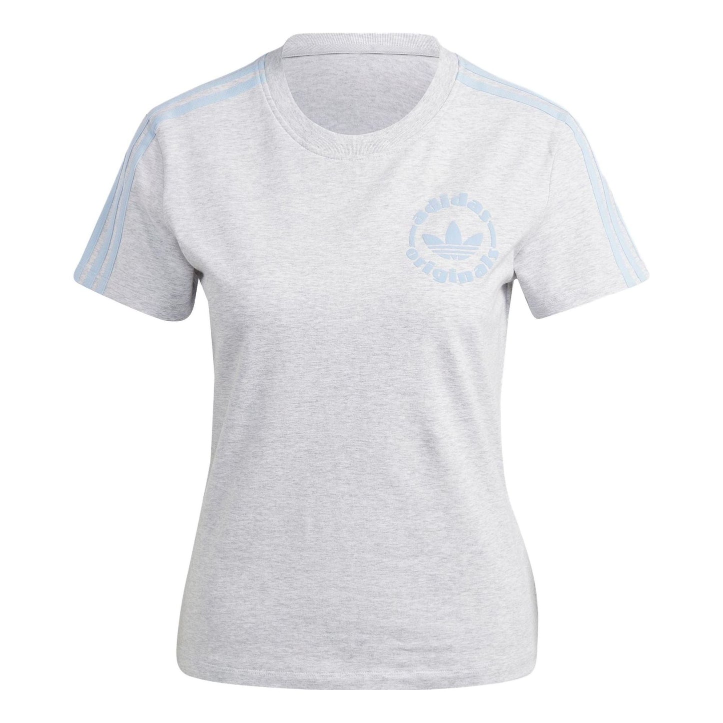 (WMNS) adidas originals Graphic T-Shirt 'Light hemp gray' IC7981