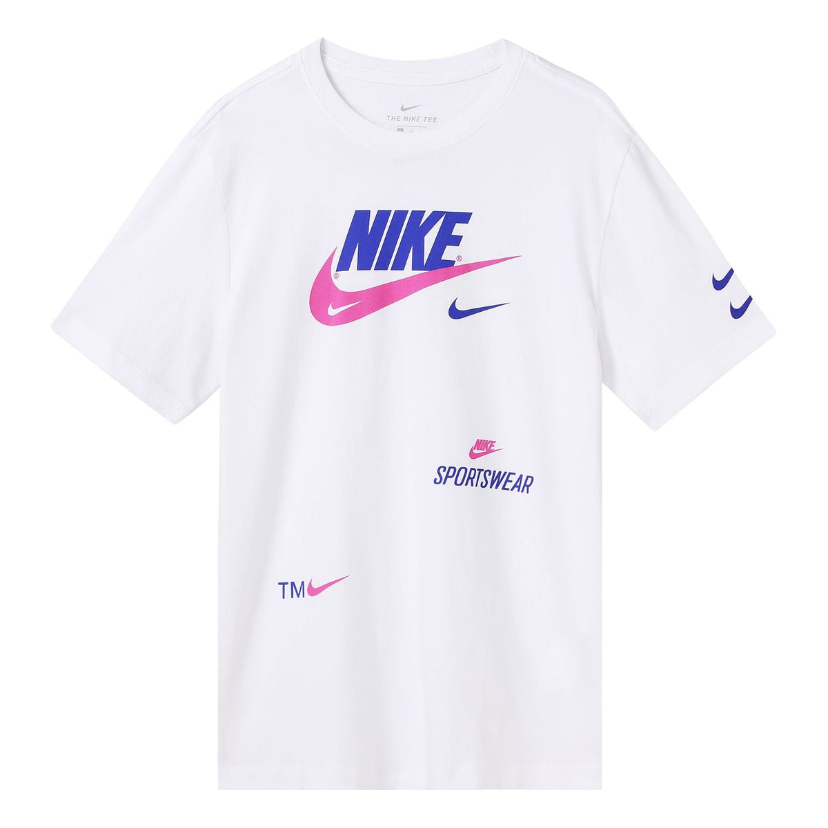 Nike Alphabet Sports Short Sleeve White CU0079-100