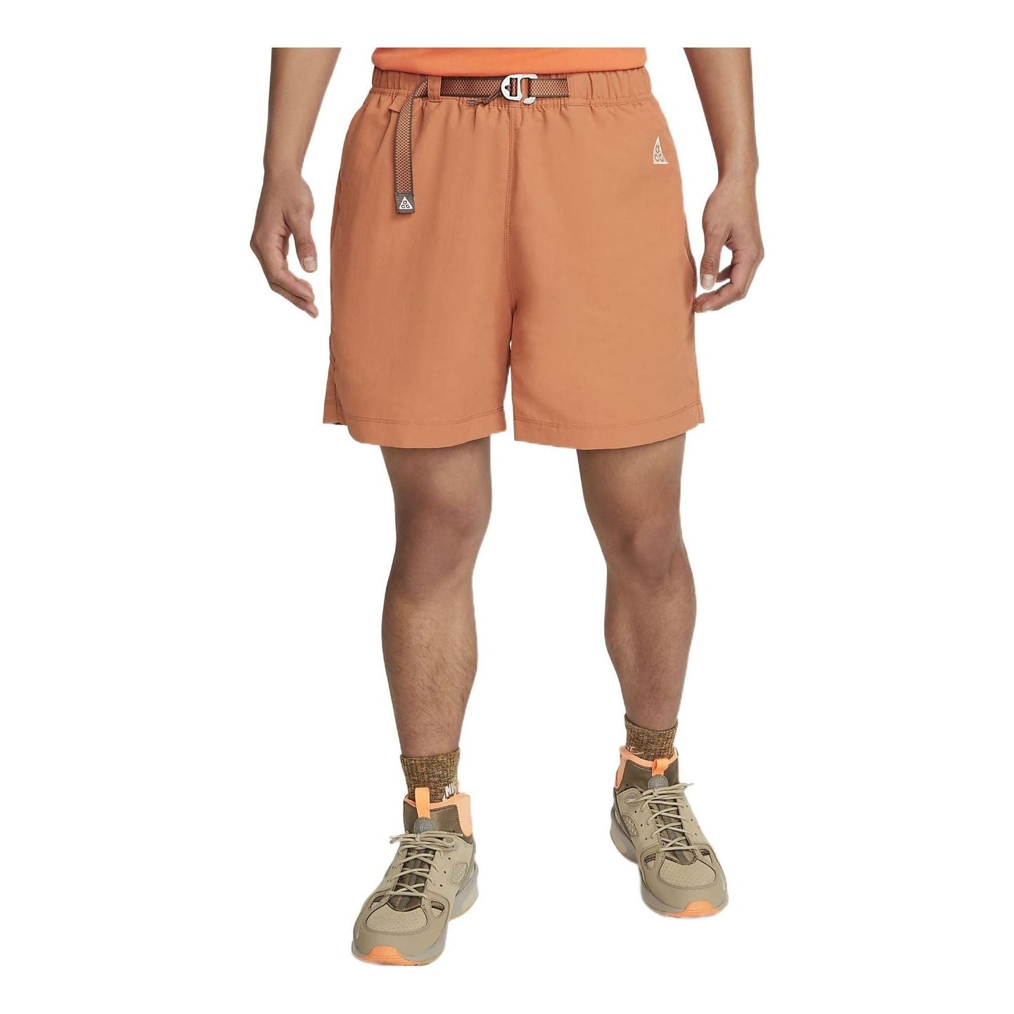 Nike x ACG Solid Color Lacing Sports Shorts Orange CZ6705-872