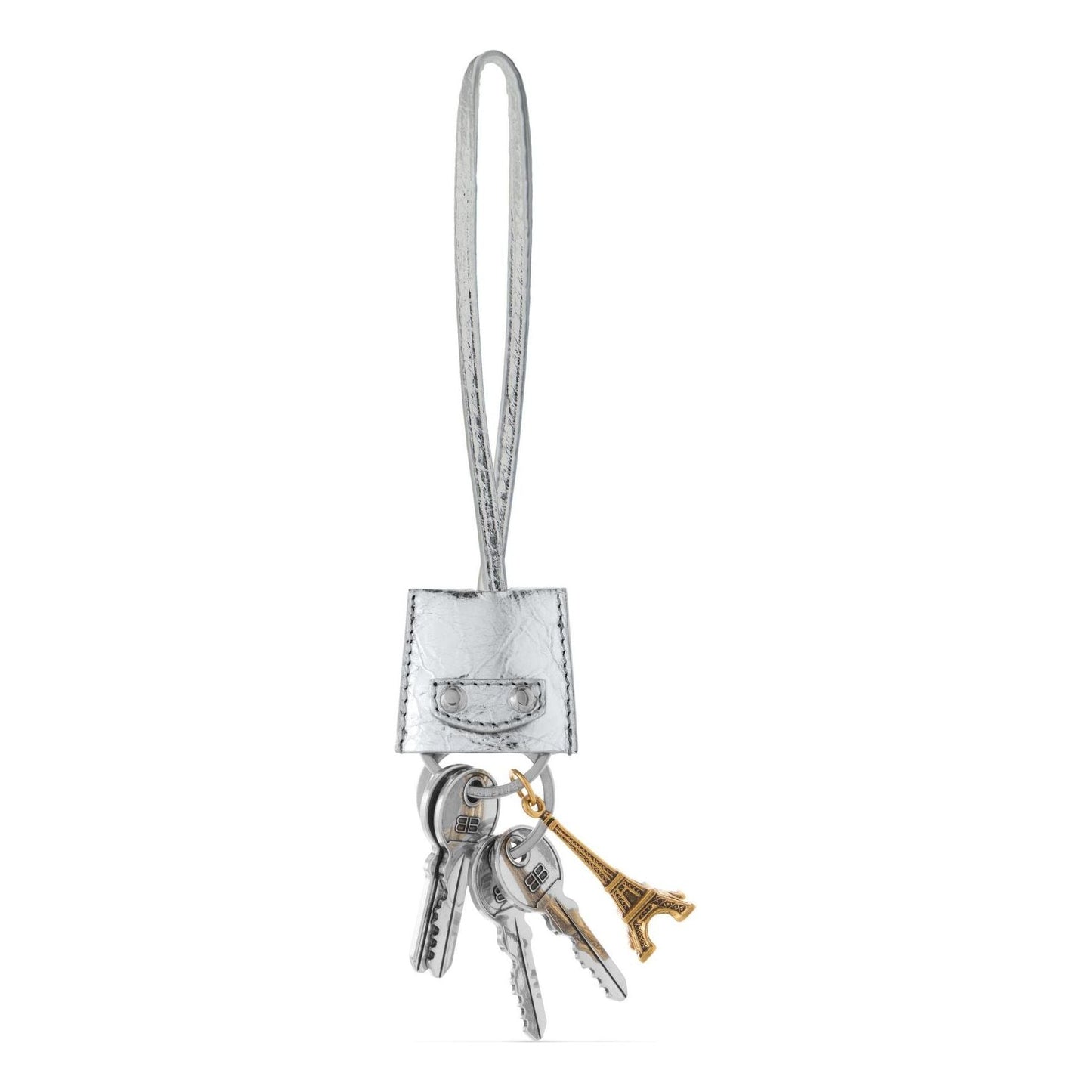 (WMNS) Balenciaga Le City Charm Eiffel Metallized 'Silver' 7956412AA9I8122