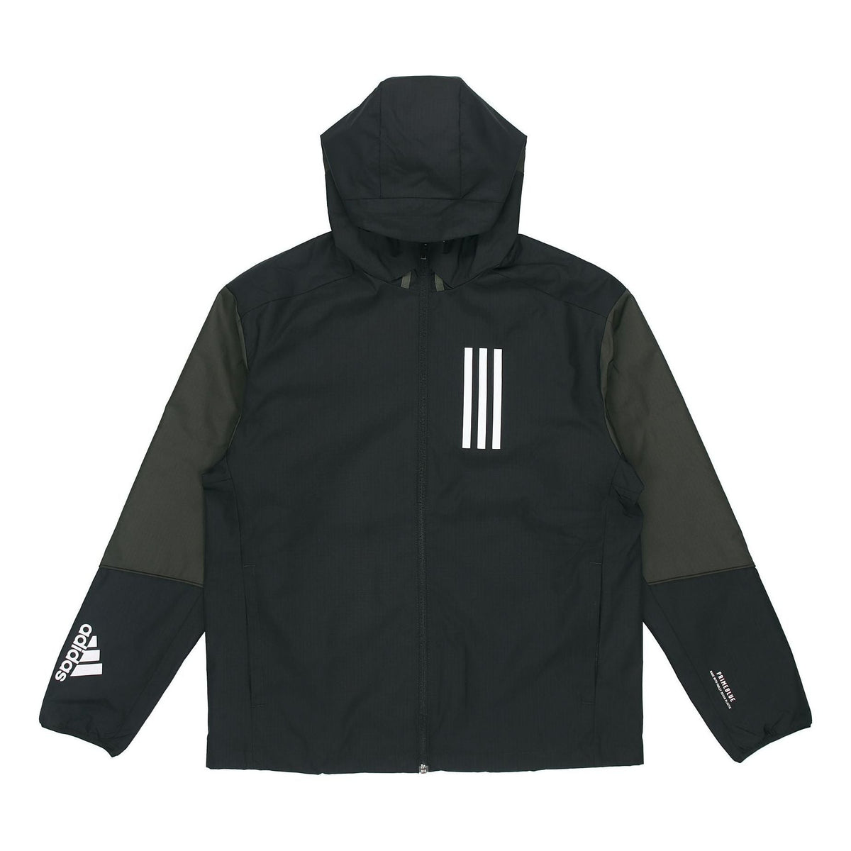 adidas WND Casual Sports hooded Windproof Jacket Black GF4023