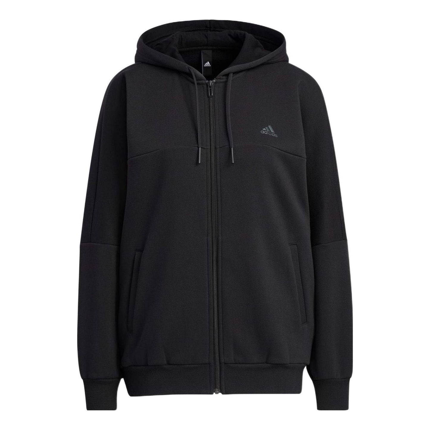 (WMNS) adidas Word Fleece Hoodie Asia Sizing 'Black' HM2814