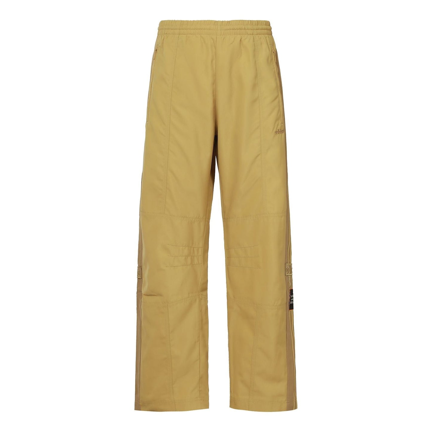 Men's adidas originals Contrasting Colors Side Casual Sports Pants/Trousers/Joggers Earthy Yellow H62575