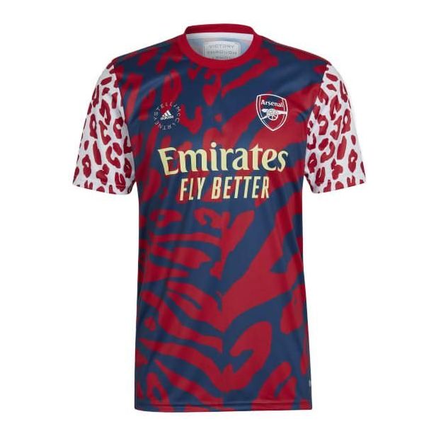 adidas x Stella Mccartney Crossover Arsenal FC pre-match Soccer/Football Red Jersey Asia Sizing HI2144