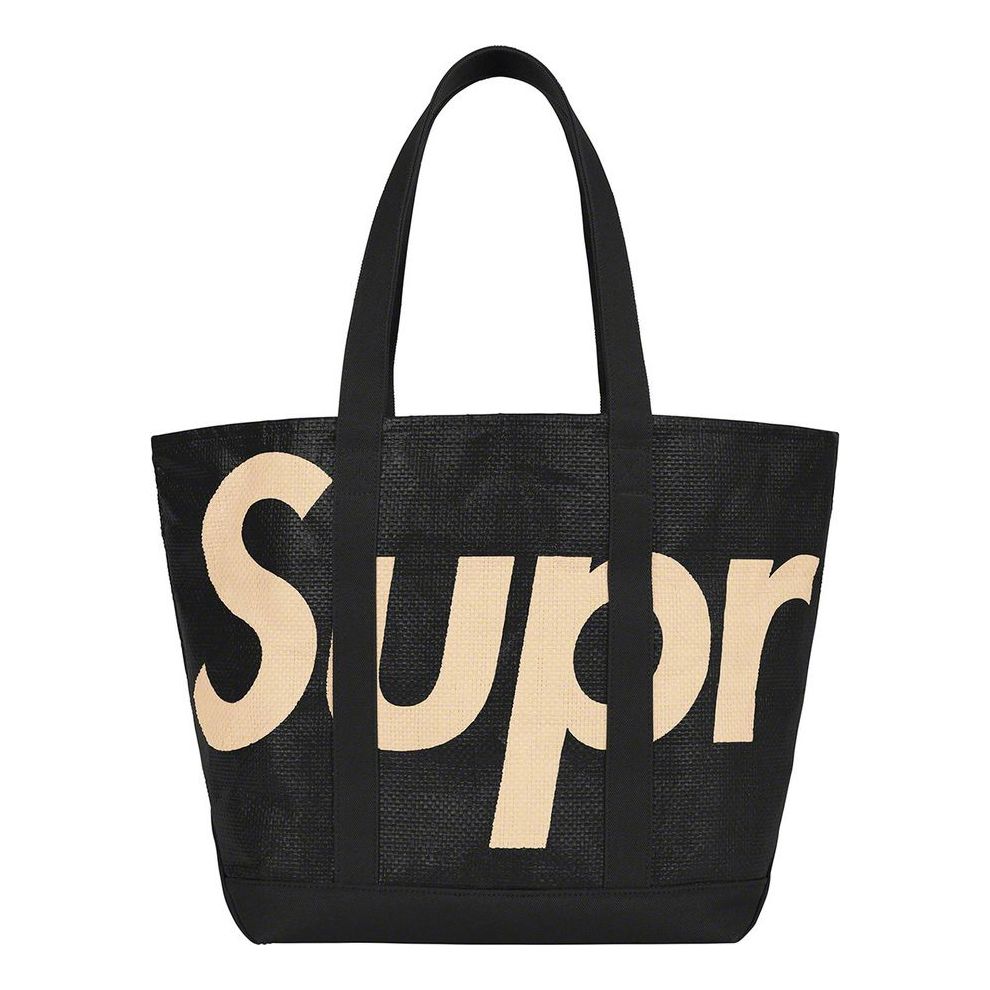 Supreme Raffia Tote 'Black Gold' SUP-SS20-729