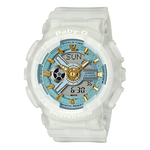 CASIO Baby-G 'White Blue' BA-110SC-7A