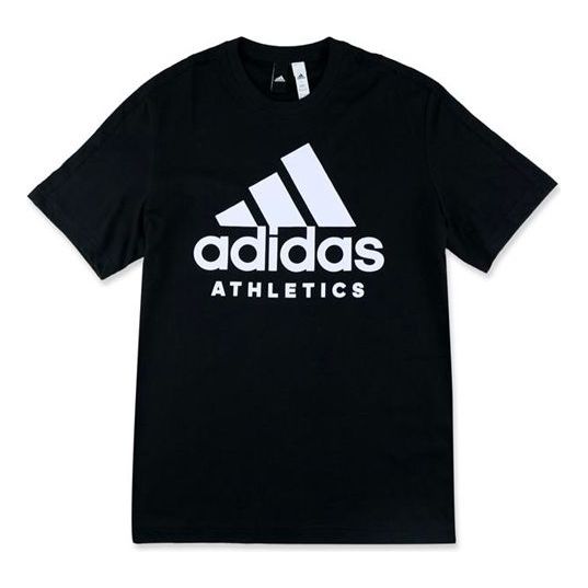 adidas Training Round Neck Pullover Short Sleeve 'Black' BR4749